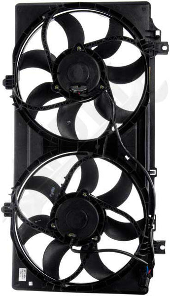 APDTY 732547 Radiator Cooling Fan Assembly Replaces Models With Square Plug