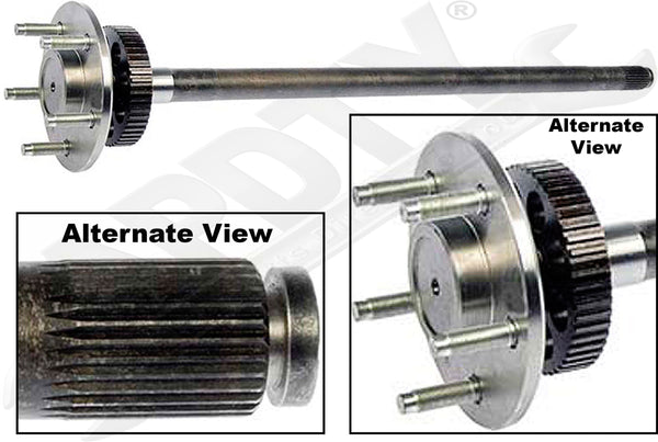 APDTY 741334 Axle Shaft w/ ABS Encoder Wheel Rear Left or Right