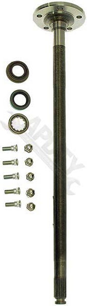 APDTY 741413 Rear Axle Shaft w/Bearing, Seal, & Wheel Studs (Dana 44) Rear Left