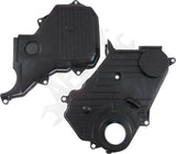 APDTY 746414 Plastic Two Piece Timing Cover Kit