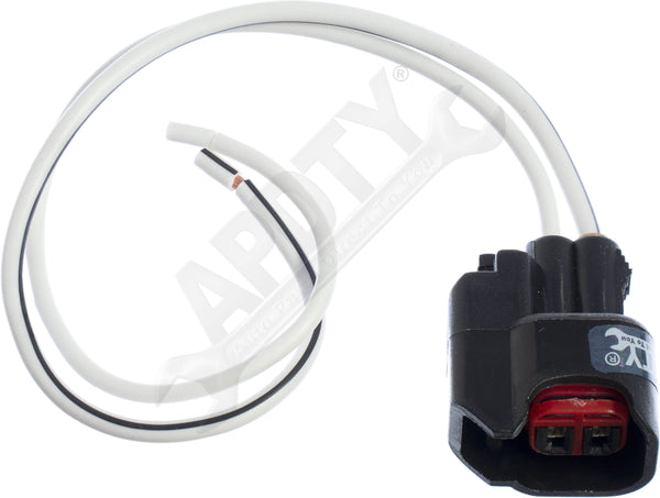 APDTY 756326 2 Wire Wiring Harness Pigtail Connector (Fuel Injector Connection)