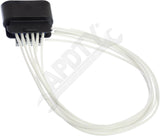 APDTY 756606 Wiring Harness Pigtail Connector 6-Wire Weatherpack Connector