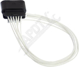APDTY 756606 Wiring Harness Pigtail Connector 6-Wire Weatherpack Connector