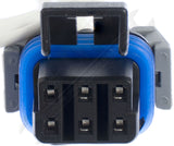 APDTY 756792 6 Wire Wiring Harness Pigtail Connector (Replaces 12101854, PT246)