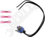 APDTY 756891 Wiring Harness Socket Pigtail 3-Way Female