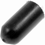 APDTY 761114 1/4 In. Black Rubber Vacuum Cap