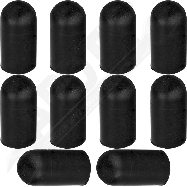 APDTY 761115 5/16 In. Black Rubber Vacuum Cap