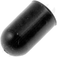 APDTY 761117 7/32 In. Rubber Black Vacuum Cap