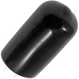 APDTY 761126 3/8 In. Black Vinyl Vacuum Cap