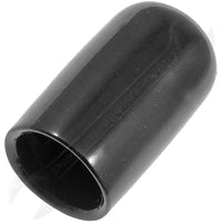 APDTY 761126 3/8 In. Black Vinyl Vacuum Cap