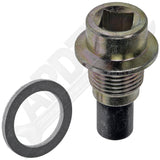 APDTY 76517 Magnetic Transmission Drain Plug w/ Gasket M18x1.50 (Premium)