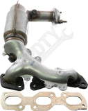 APDTY 784942 Exhaust Manifold w/ Catalytic Converter (Front; 3.0L V6)
