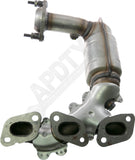APDTY 784942 Exhaust Manifold w/ Catalytic Converter (Front; 3.0L V6)