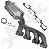 APDTY 785042 Integrated Exhaust Manifold ? Cast ? Includes Gasket