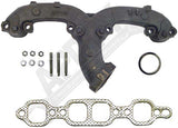 APDTY 785312 Exhaust Manifold Kit Left Side On Select 69-72 GM Trucks V8 Engine