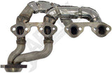 APDTY 785467 Exhaust Manifold Kit; w/ Heat Shield & Gasket; Left Side; 5.0L
