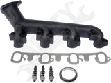 APDTY 785581 Exhaust Manifold Cast Iron Assembly 6.5L Detroit Diesel Left/Driver
