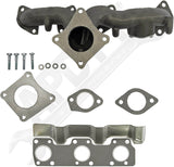 APDTY 785621 Exhaust Manifold Kit Rear Fits Select 96-00 Models MD307345