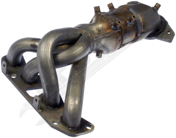 APDTY 785760 Engine Exhaust Manifold with Integrated Catalytic Converter