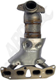 APDTY 785760 Engine Exhaust Manifold with Integrated Catalytic Converter