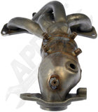 APDTY 785760 Engine Exhaust Manifold with Integrated Catalytic Converter