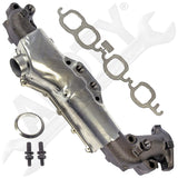 APDTY 785764 Exhaust Manifold Kit & Heat Shield Right 77-86 GM Models 5.0/5.7