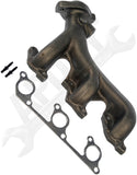APDTY 785817 Exhaust Manifold Kit; Left (Driver-Side); 4.0L V6 Engine