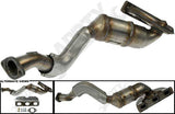 APDTY 785908 Exhaust Manifold & Catalytic Converter Assembly (Cylinders 1-2-3)