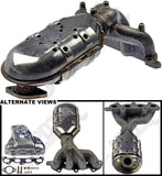 APDTY 785940 Manifold With Catalytic Converter - Cast Iron - Includes Gaskets