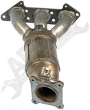 APDTY 785945 Catalytic Converter with Integrated Exhaust Manifold