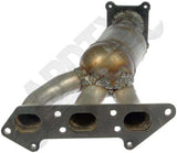 APDTY 785945 Catalytic Converter with Integrated Exhaust Manifold