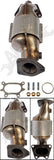 APDTY 785961 Exhaust Manifold Catalytic Converter w/Gaskets & Heat Shield