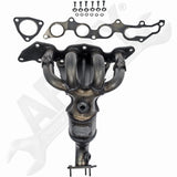APDTY 785972 Integrated Exhaust Manifold Converter - Includes Gaskets