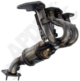 APDTY 785972 Integrated Exhaust Manifold Converter - Includes Gaskets