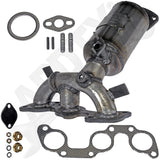APDTY 785984 Exhaust Manifold Converter - Tubular - Includes Gaskets