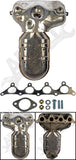 APDTY 785996 Exhaust Manifold Kit