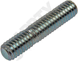 APDTY 786106 Double Ended Stud - 5/16-18 X 7/16 In. And 5/16-18 X 7/8 In.