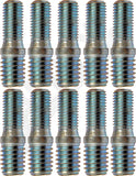 APDTY 786108 Double Ended Stud 3/8-16 X 7/16" And 5/16-24 X 5/8" (Pack Of 10)