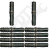 APDTY 786112 Double Ended Stud - 5/16-18 X 3/4 In. And 5/16-24 X 1/2 In.