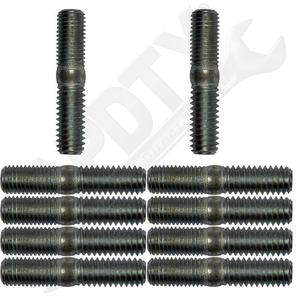 APDTY 786112 Double Ended Stud - 5/16-18 X 3/4 In. And 5/16-24 X 1/2 In.