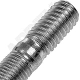 APDTY 786114 Double Ended Stud - 3/8-16 X 5/8 In. And 3/8-24 X 1 In.