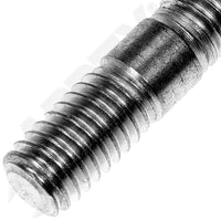 DOUBLE ENDED STUD - 3/8-16 X 5/8 IN. AND 3/8-16 X 1 IN.