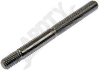 APDTY 786119 Double Ended Stud - 3/8-16 X 5/8 In. And 3/8-24 X 1-15/16 In.