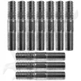 APDTY 786121 Double Ended Stud - 7/16-14 X 3/4 In. And 7/16-20 X 3/4 In.