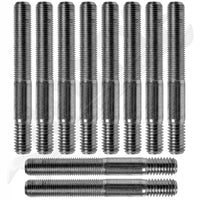 APDTY 786124 Double Ended Stud - 7/16-14 X 5/8 In. And 7/16-20 X 1-3/4 In.