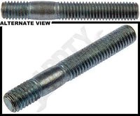 APDTY 786130 Double Ended Stud - 7/16-14 X 5/8 In. And 7/16-14 X 1-7/8 In.