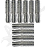 APDTY 786145 Double Ended Stud - 7/16-14 X 9/16 In. And 7/16-20 X 3/4 In.