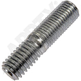 APDTY 786145 Double Ended Stud - 7/16-14 X 9/16 In. And 7/16-20 X 3/4 In.