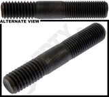 APDTY 786153 Double Ended Stud - 7/16-14 X 13/16 In. And 7/16-20 X 1 In.
