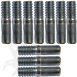 APDTY 786167 Double Ended Stud - 1/2-13 X 5/8 In. And 1/2-20 X 15/16 In.
